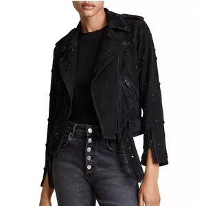 AllSaints Balfern Star Biker Jacket
